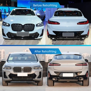Kit de Carrocería M-Tech 2022-2024 para Modificación de Automóviles, Parachoques Delantero y Trasero, Rejilla, Tira Reflectante, Compatible con BMW X4 G02 - Product Image 2