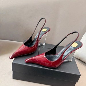 รองเท้าส้นสูงแบบสวมเปิดส้น ดีไซน์เรียบหรู ระบายอากาศได้ดี ขนาด 9 ซม. ประดับคริสตัล ส้นเข็ม สำหรับฤดูใบไม้ผลิ ฤดูใบไม้ร่วง งานพิธีการ และงานปาร์ตี้ ปี 2026 - Product Image 4