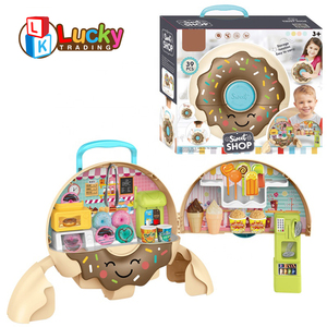 Jouets <span class=keywords><strong>de</strong></span> <span class=keywords><strong>cuisine</strong></span> en plastique Lucky Toys pour enfants <span class=keywords><strong>de</strong></span> 2 à 4 ans - Jeu d'imitation DIY pour faire des glaces/gâteaux/desserts, jouet <span class=keywords><strong>de</strong></span> fête pour enfants d'âge préscolaire - Product Image 5
