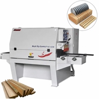 Scie à refendre automatique multi-lames pour le travail du bois, machine de sciage pour la découpe de planches de bois, usage industriel