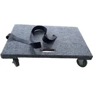 Carpeted Moving Dollies With Plywood Surface Similar Colon TPR Castor moving dolly furniture