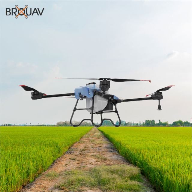 Electric BROUAV Agricultural Drone 55L with Pump & Motor High Productivity Eco-Friendly for Farm Spraying