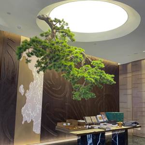 迎宾挂树、松树茶室造景、绿植悬挂装饰 - Product Image 2
