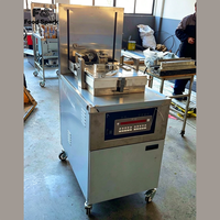 Grande friteuse à pression électrique pour poulet, capacité de 55 L, avec pompe de filtration d'huile, machine à poulet frit style KFC, acier inoxydable 304