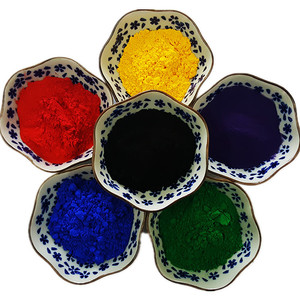 Oxyde de fer rouge, noir, jaune, brun, pigments d'oxyde de fer <span class=keywords><strong>pour</strong></span> colorant de béton, ciment, briques, fournis par l'usine - Product Image 1