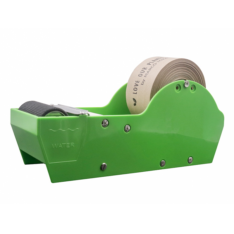 Green Semi-Automatic Kraft Paper Gummed Tape Wet Water Activated Kraft Paper Tape Dispenser