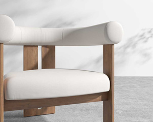 Canapés italiens Updecors au design spécial, construction en bois, minimaliste, pour l'extérieur, chaise 1 place, canapés italiens Chine - Product Image 2