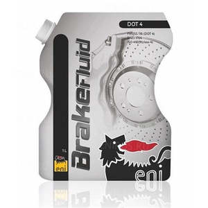 Olio compressore freno sintetico Eni DOT 4 Flexi 1lt lubrificante per autoveicoli con API SAE ISO certificati olio Base antiusura - Product Image 1