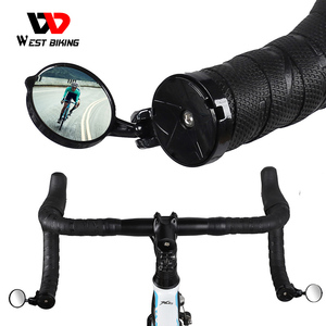 WEST BIKING <span class=keywords><strong>Mini</strong></span> miroir en acrylique pour VTT, miroir de guidon de vélo, autres accessoires de vélo, miroir arrière de guidon de vélo - Product Image 2
