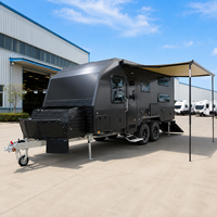Caravane de voyage Kinlife pour 4x4, légère et moderne, en aluminium, avec charge solaire, équipement d'aventure