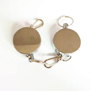 Porte-clés rétractable en fil métallique et nylon, durable, tactique, pour usage extérieur, anti-vol, anti-perte, léger (35g) - Product Image 4