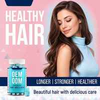 Gummies à la biotine, au collagène et à la kératine, 14 nutriments, vitamines beauté à mâcher pour les soins des cheveux, de la peau et des ongles, 60 pièces