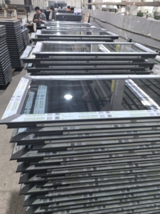 Sistem pintu ayunan kaca aluminium Modern, dengan isolasi termal kedap suara dan untuk penggunaan eksterior kamar tidur ruang tamu - Product Image 4