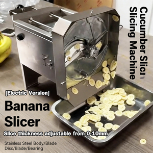 Electric Banana Slicer 0-10mm Adjustable CE Certified for Cambodia Kitchens <strong>Fix</strong> Uneven <strong>Slices</strong> with Stainless Steel Blade - Product Image 5