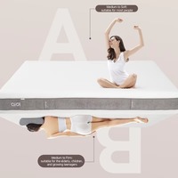 Matelas en mousse à mémoire de forme AIDI personnalisé, nouveau design, types populaires, gel massant, taille Queen, enroulé dans une boîte