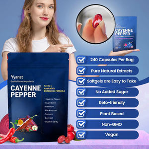 Cápsulas Blandas de Capsaicina de Alta Calidad 12 en 1 Antiinflamatorias, Antioxidantes y Reforzadoras del Sistema Inmunitario - Product Image 6