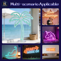 Enseigne néon LED 4 pieds verte IP65 en forme de feuille d'érable pour jardin et extérieur de maison, vente en gros d'enseignes néon, écran d'affichage électronique
