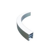 Canal d'extrusion monté suspendu de profil en aluminium de forme ronde de LED pour la taille de décoration d'intérieur dans 60*50mm