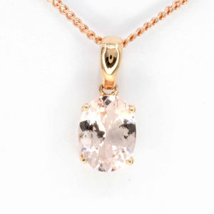 Anillo de Compromiso de Oro Amarillo de 14K Hecho a Mano con Morganita, Engaste de Puntas, Certificado, Moderno, Forma de Baguette, Baño de Rodio, para Boda - Product Image 4