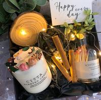 Großhandel Romantisches Luxus Handgemachtes Duftkerzen-Geschenkset aus Sojawachs für Neujahr und Hochzeit, Säulenkerzen zur Raumbeduftung