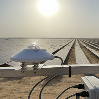 Détecteur de rayonnement thermique CE RoHS RS485, capteur d'irradiation solaire totale pour installations photovoltaïques (PV)