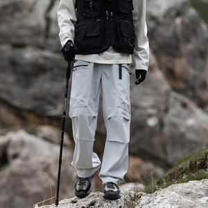 Pantalon imperméable léger et multifonctionnel pour hommes, avec poche, à séchage rapide pour la randonnée en plein air - Product Image 1