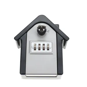 YH8902 House top Typ Wasserdichte Sicherheits-Schlüssels chloss box für die Wand montage 4-stellige Kombinationsschlüssel-Aufbewahrung sbox für Hauss chl üssel