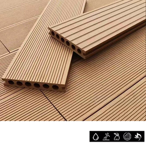Suelo de Madera Compuesta para Exteriores, Antideslizante, Impermeable, con Sistema de Enclavamiento, Superficie Lisa, para Jardín y Patio - Product Image 3