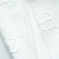 Venta Directa de Fábrica, Tela Jacquard de Punto con Letras CG, Jacquard de Seda en Trama, Elástica, Capa de Aire, Anti-Pilling, Material para Ropa al por Mayor