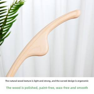 Estilo japonés <span class=keywords><strong>Hinoki</strong></span> cuerpo de madera tallado cara palo adelgazante cuerpo esculpir Gua Sha acupoint Rolling Stick para masaje de belleza - Product Image 4