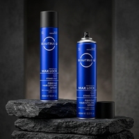 Spray capillaire professionnel à tenue super forte, fini longue durée, séchage rapide, parfum frais pour salons de coiffure et barbiers