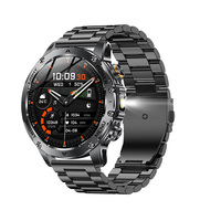 Direct Usine Nouvelle Smartwatch Robuste AK87 2026 Écran HD 1,7'' 1000 mAh Étanche IP68 Bracelet Métallique Magnétique Appel Bluetooth Lampe Torche