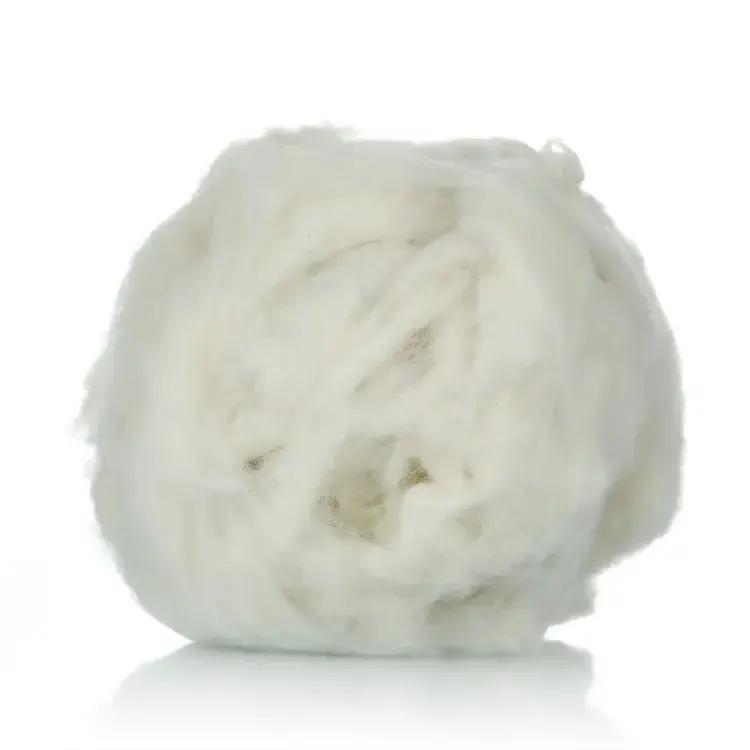 Fine natural white cashmere fiber,100% dehaired cashmere fiber natural white