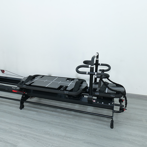 Pura Flow: Роскошный, прочный, портативный тренажер-реформер из алюминиевого сплава с регулируемой высотой, комбинированная кровать-платформа для пилатеса, деревянная кровать для студии пилатеса - Product Image 5