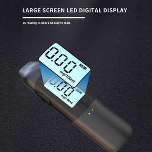Écran Lcd capteur de pile à combustible portable testeur d'<span class=keywords><strong>alcool</strong></span> conduite haleine sûre mini alcootest - Product Image 5
