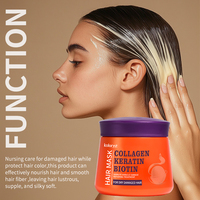 Masque capillaire professionnel hydratant doux et lisse de traitement de soins capillaires réparateur en profondeur OEM de marque privée