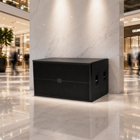 Double haut-parleur de basse 18 pouces SRX728S Passif 1200W Professional Audio Box Sound System Puissant haut-parleur de basse