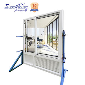 Ventana Corredera para Hotel, Rejillas <span class=keywords><strong>de</strong></span> Aluminio PTAC, Pantalla <span class=keywords><strong>de</strong></span> Acero Inoxidable, Calificada por Energy Star, Diseño Moderno, Flujo <span class=keywords><strong>de</strong></span> Aire Eficiente - Product Image 3