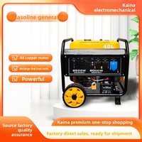 Générateur électrique à démarrage électrique pour usage domestique et industriel 8/10 kW 220 V/380 V monophasé/triphasé Modèle 194F/196F