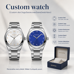 Montre Homme Minimaliste à Quartz OEM en Gros, Bracelet de Luxe Personnalisé avec Logo, Chronographe Arabe pour Hommes - Product Image 3