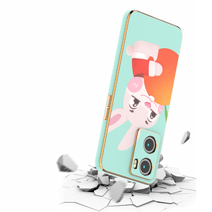 เคสโทรศัพท์มือถือพิมพ์ลายน่ารักสำหรับผู้หญิง,เคสโทรศัพท์ Tpu แบบ Electroplated สำหรับ Vivo S15 Pro/V25PRO/Y35/Y22/Y22S 6D - Product Image 3