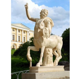 Estatua de <span class=keywords><strong>Centauro</strong></span> Griego Saltando Personalizada con Arco y Flecha, Tallada a Mano, Tamaño Real, Escultura Moderna de Mármol para Jardín de Villa, Parque - Norton - Product Image 5