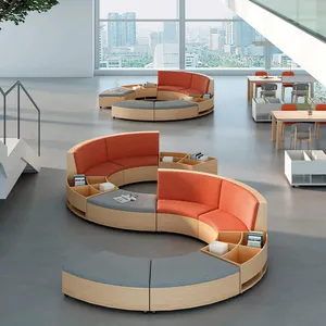 Estantería Sagely con asiento de sofá Modular en forma de S, tela creativa de madera, silla de estilo nórdico moderno, silla de Piano, muebles de biblioteca