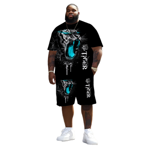 Set T-shirt <span class=keywords><strong>e</strong></span> <span class=keywords><strong>Pantaloncini</strong></span> da <span class=keywords><strong>Uomo</strong></span>, <span class=keywords><strong>Completo</strong></span> Due Pezzi Casual con Maniche Corte <span class=keywords><strong>e</strong></span> <span class=keywords><strong>Pantaloncini</strong></span> Larghi - Product Image 5