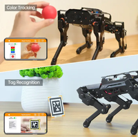 Hiwonder PuppyPi Aluminiumlegierung 8DOF Vierbeiner Roboterhund KI-Vision Angetrieben Raspberry Pi ROS Open-Source Robotik-Kits