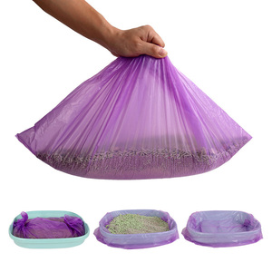 Sacchetti di Plastica Biodegradabili di Alta Qualità con Manico Fustellato, Sacchetti per Rifiuti a Prezzo di Fabbrica, Sacchetti per Spazzatura di Boutique - Product Image 5