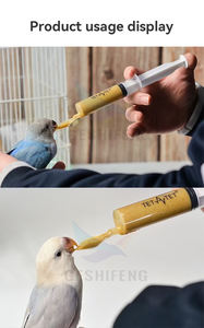 Bebek kuş besleyici <span class=keywords><strong>Pet</strong></span> besleme kuş malzemeleri papağan besleme şırınga meme besleyici seti - Product Image 5