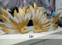 Plume d'oie naturelle pour artisanat artistique bricolage stylo aile coiffure Costume chapeau accessoire de cheveux carnaval fête mariage maison décor de noël