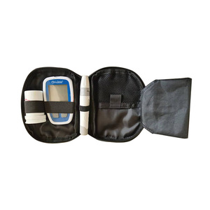 Bolsa para medidor de glucosa en sangre, tela Oxford, 12,5x8,5x3, estuche de almacenamiento médico portátil - Product Image 4