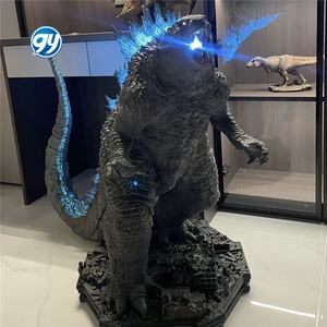 Godzillaed <span class=keywords><strong>Vs</strong></span> Konged monstre géant rayon de chaleur réglable éclairer Statue modèle Figure ornement cadeau à collectionner en gros - Product Image 1